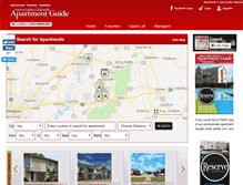 Tablet Screenshot of jacksonvillestateapartments.com